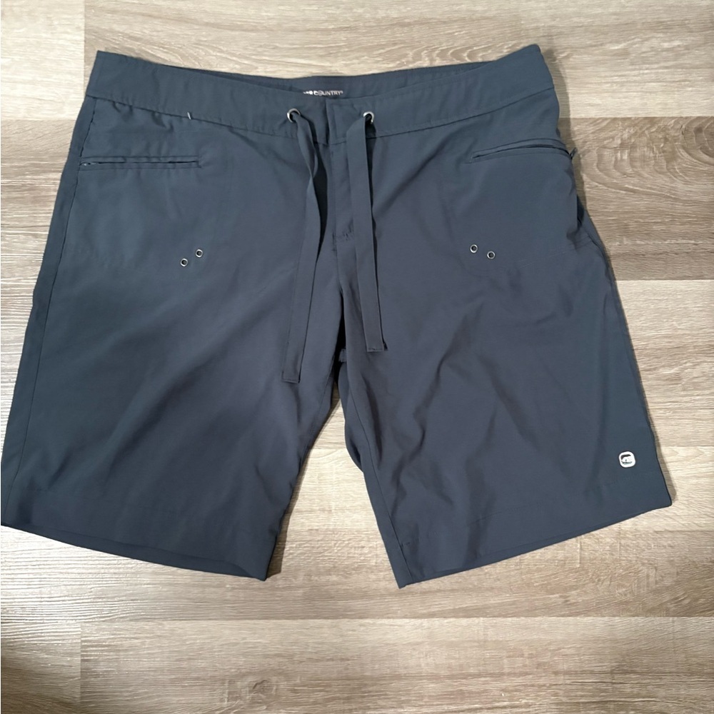 Free Country Charcoal Swim Board Shorts